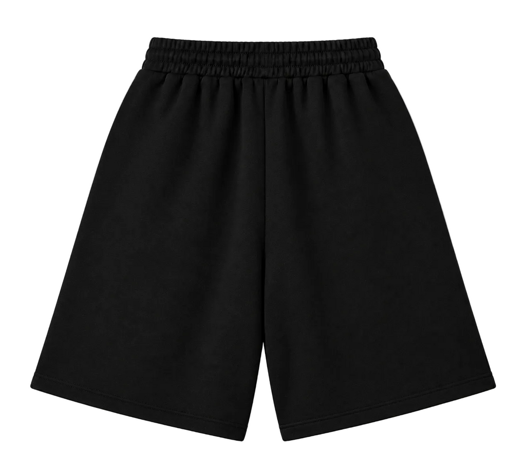 MAMOUR BLACK 3/4 SHORTS
