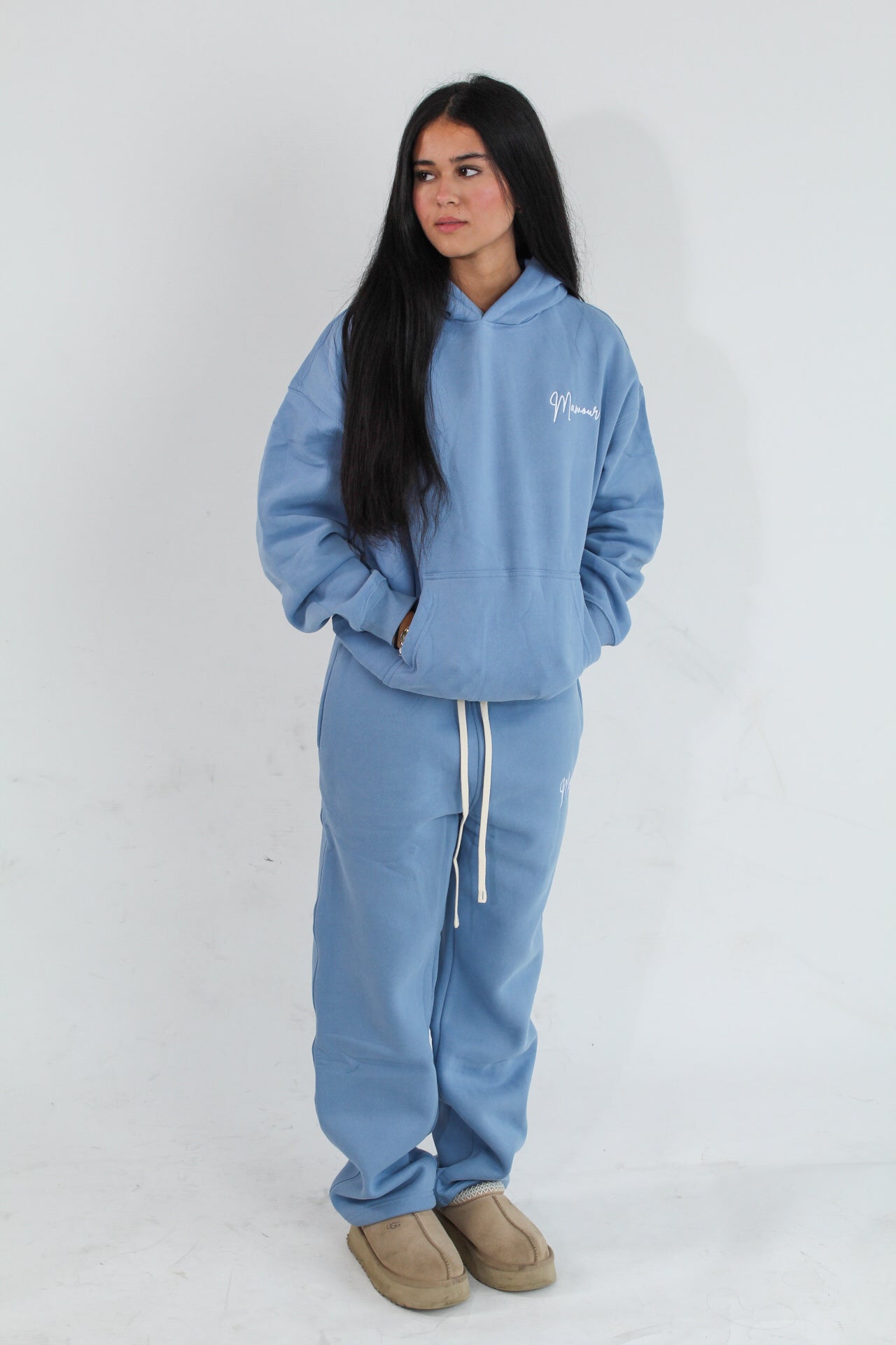 Sky Blue Pullover Hoodie