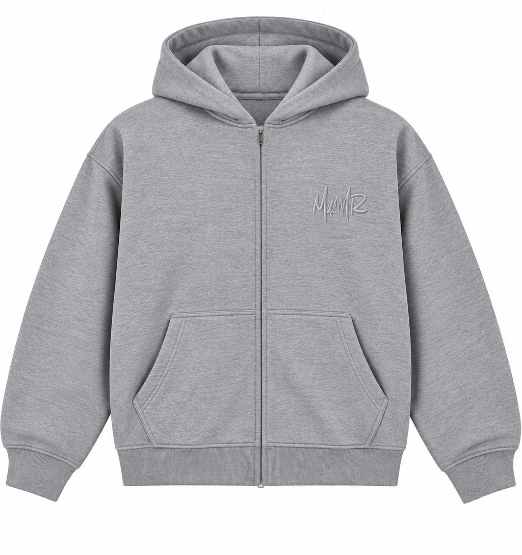 MAMOUR GREY ZIP-UP