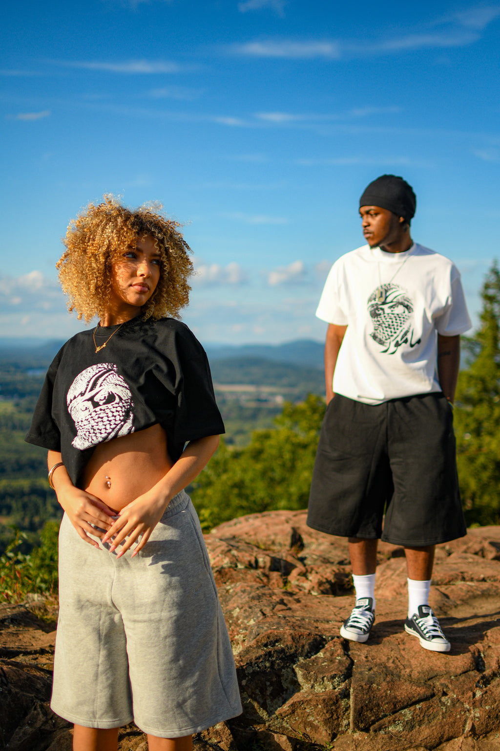 MAMOUR GREY 3/4 SHORTS