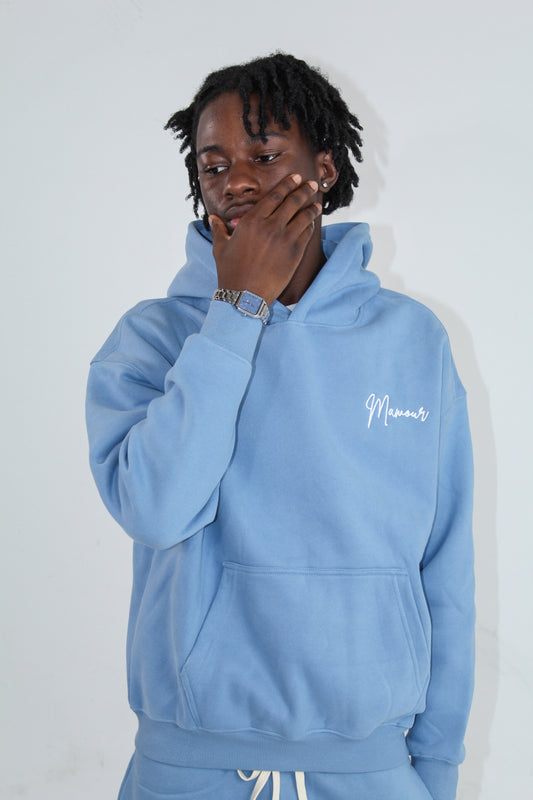 Sky Blue Pullover Hoodie